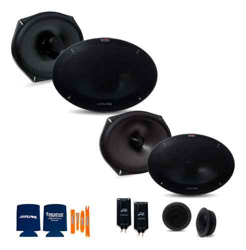 Sistema Altavoz 2 Via Para Componente R-s69.2 R-serie 6x9