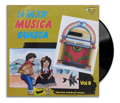 La Mejor Música Guasca  Vol. 8 - Lp Vinilo