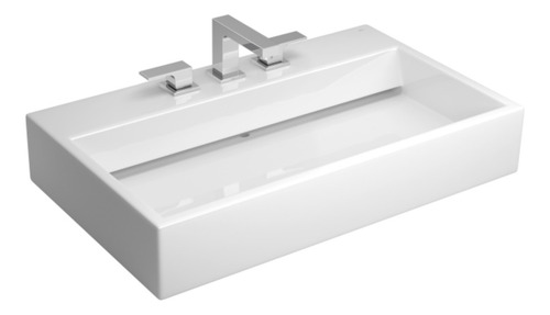 Imagen 1 de 2 de Bacha de baño de apoyar Deca L88 blanco 760mm x 460mm 135mm de alto