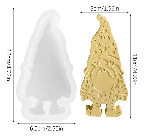 Moldes De Silicona Para Resina Molde Para Velas De Gnomo Mol