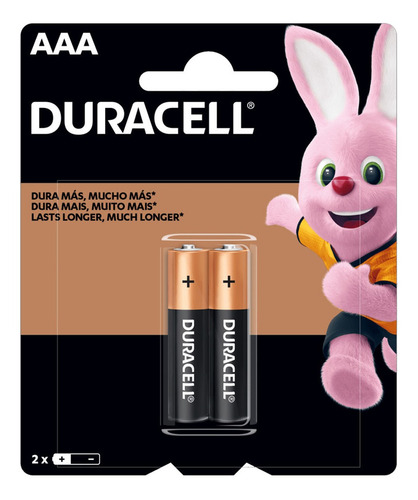 Duracell Pilha Alcalina Aaa 2 Unidades