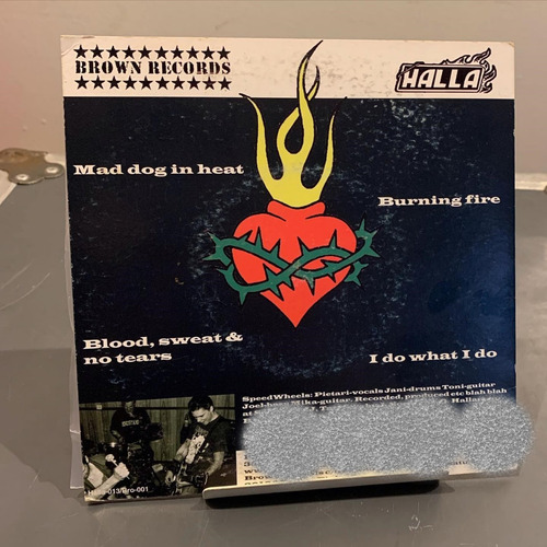 Imagen 2 de 2 de Disco Vinilo 7 Ep Speedwheels - Blood, Sweat & No Tears
