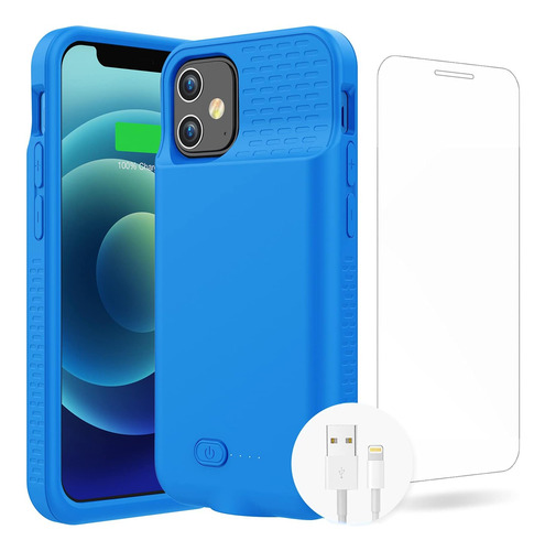 Gin Foxi Funda De Batería Para iPhone 12 Pro Max, Funda D...