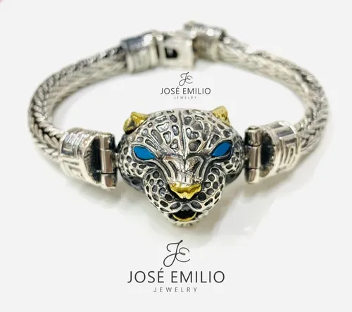 Pulsera cabeza de jaguar hotsell