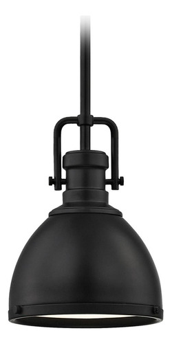 Casa Campo Industrial Negro Colgante Ligero 7.38 Ancho