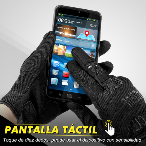Guantes Tácticos Militares Dedo Completos Para Motocicleta