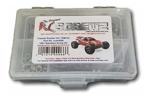 Kit Tornillos Inox Rcscrewz Traxxas Rustler Vxl/tsm 67076-3