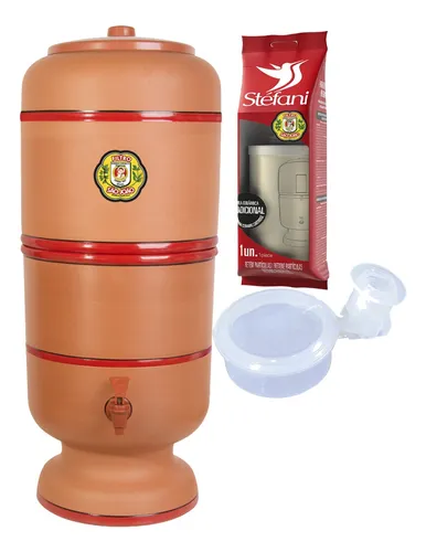 Filtro De Barro São João Stefani 6 Litros 1 Velas 1 Boias