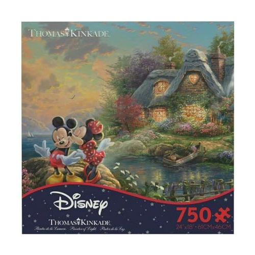 Thomas Kinkade The Disney Collection Mickey Y Minnie Sw...