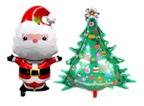 Comprar 1 Globo De Árbol De Navidad + Papá Noel Deco Navidad