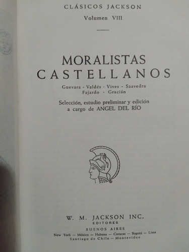 Moralistas Castellanos: Clásicos Jackson Tomo 8