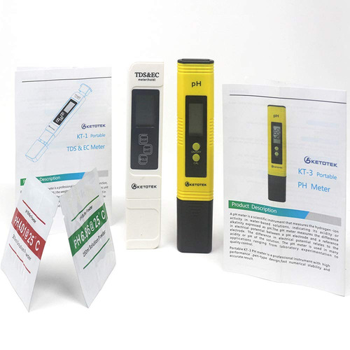 Imagen 4 de 5 de Medidor De Ph Digital + Medidor Ppm Tds