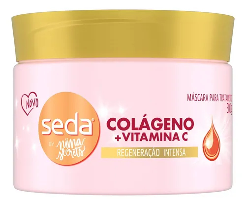 Máscara Capilar Niina Secrets Colágeno Vitamina C 300g Seda
