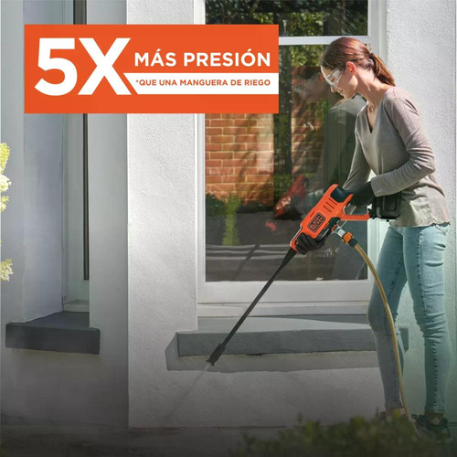 Pulverizador Black And Decker Bcpc20d1-b2 20v+1bat 1.5a+carg Naranja