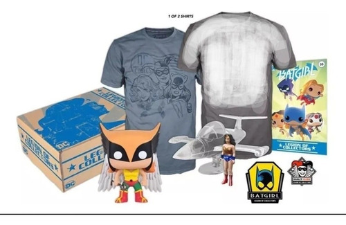 Jla Mujer Maravilla Y Hawkgirl Legion Of Collectors Funko G