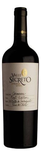 Pack De 2 Vino Tinto Valle Secreto Carmenere First Edition 7