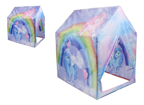 Carpa Para Niños Casita Juguete Modelo Unicornio Casa Jardín