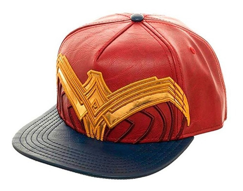 Gorra Bioworld Mujer Maravilla Wonder Woman Cuero 