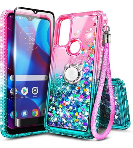 Funda Nznd Para Motorola Moto G Pure Con Protector De Pantal