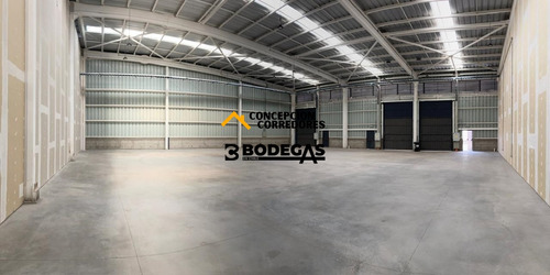 Arriendo Bodega Nueva De 600 M2 En Lo Espejo Con Ruta 5.
