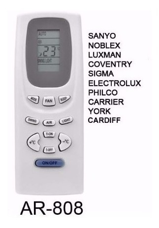 Control Remoto Y512 Y512f Y512f2 Aire Sanyo Philco Noblex