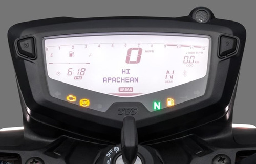 Imagen 6 de 23 de Tvs Rtr 200 Fi 4v 0km Inyección Bosch 21 Hp Naked New Model