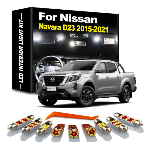 Kit Led Interior Canbus Nissan Frontier Alaskan 2015 - 2021