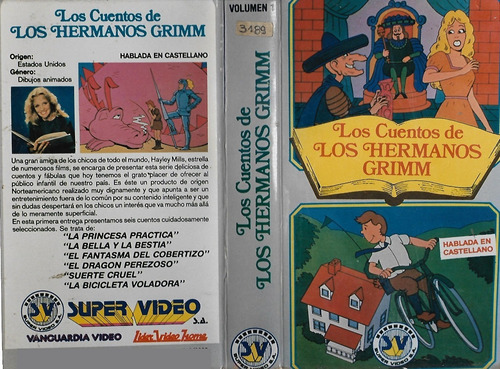 Los Cuentos De Los Hermanos Grimm V 1 Vhs Hablada Castellano