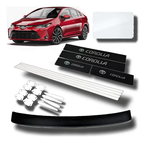 comprar Protector Cubre Zócalos Carbono  Toyota Corolla Envio Gratis