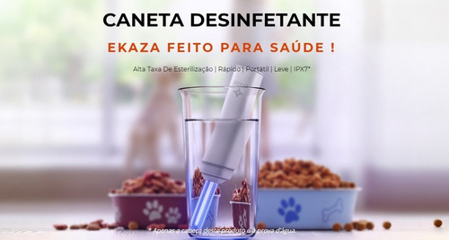 Imagem 4 de 7 de Caneta Desinfetante Uv Esterilizadora Elimina Bactérias