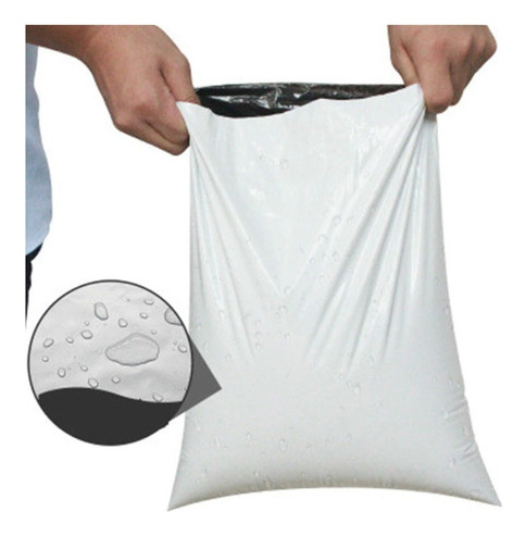 Envelope Plastico Correios Sedex 19x25 250 Lacre Branco