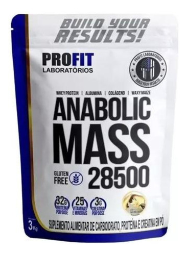 Anabolic Mass 28500 - Vainilla - 3kg - Profit - Original