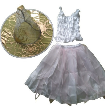 Disfraz Princesa Hada +sombrero Para Niñas Talla S