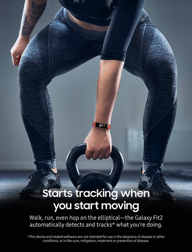 Samsung Galaxy Fit 2 Bluetooth Fitness Tracking Smart Band