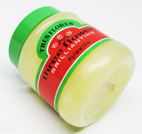Imagen 4 de 5 de Pomada Pinaud Three Flowers Brillantine 3.25oz Solid Pomade