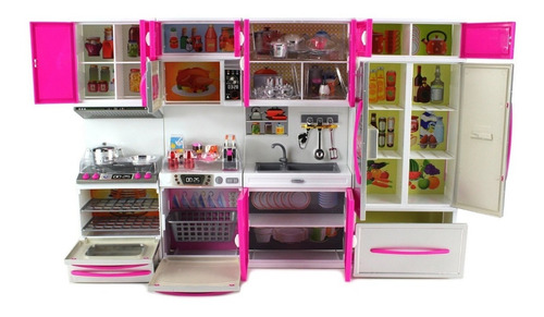 Mi Muñeca Playsets Cocina Moderna 32 Kit Completo De Lujo Co