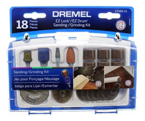 Kit Dremel Ez686-01 Com 18 Pcs Para Micro Retificas Maquifer