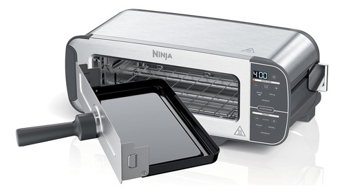 Ninja St101 Foodi 2-in-1 Flip Toaster, Capacidad De 2 Rebana