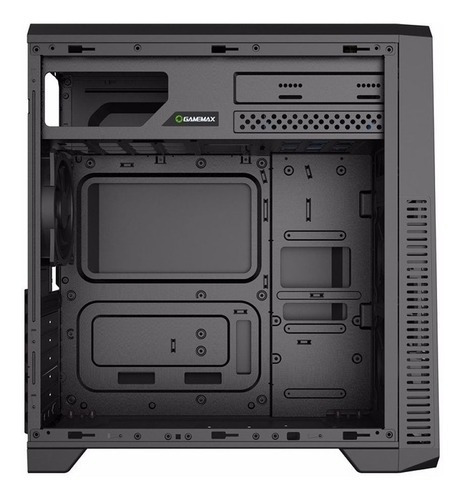Gabinete Gamemax Mid Tower G561-BK preto sem fonte