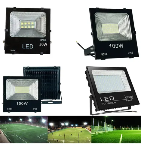 comprar Reflector Led 50w 100w 150w 200w Ip66 Exterio 110\u002F220v 6500k