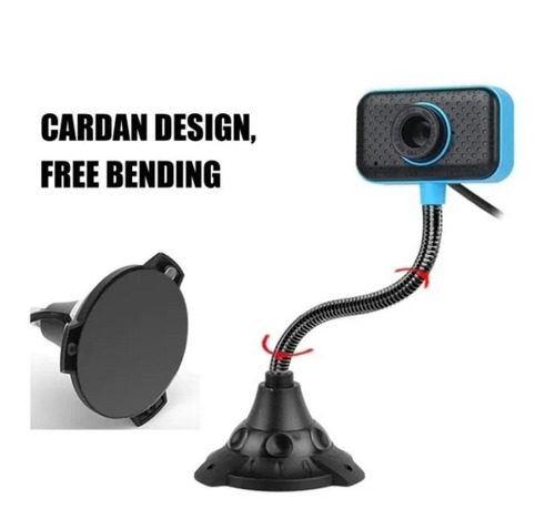 Camara Web Cam Soporte 640 X 480 Usb Microfono Incorp