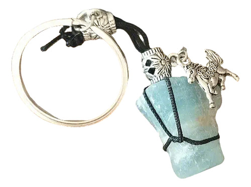 Llavero Onix Cielo Dije Caballo Gemos Minerales Artesanias Agua