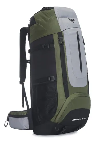 Mochila Camping Viaje Trekking Mochilero Everlast 70+10 Litros