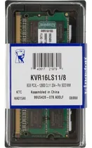 Comprar Memorias Ram Kingston Ddr3l 8gb Sodimm Notebook Nuevas Ctman