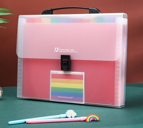 Carpeta Archivos Expandible Folder Organizador Documentos A4 Multiple