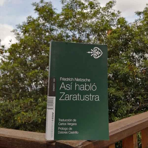 Libro Así Habló Zarathustra