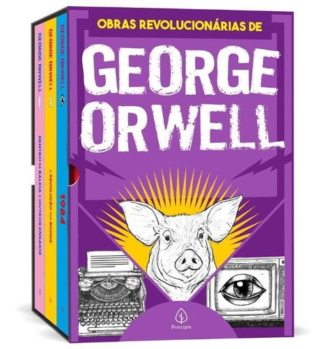 As Obras Revolucionárias De George Orwell - Box Com 3 Livro