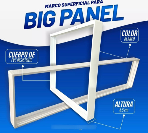 Marco Para Led Superficial 120x30