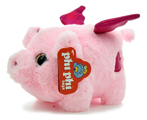 Chanchito De Peluche Con Alas Chancho Cerdo Divino Puerquito