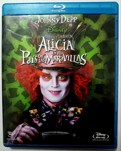 Alicia En El País De Las Maravillas Blu-ray + Dvd Original